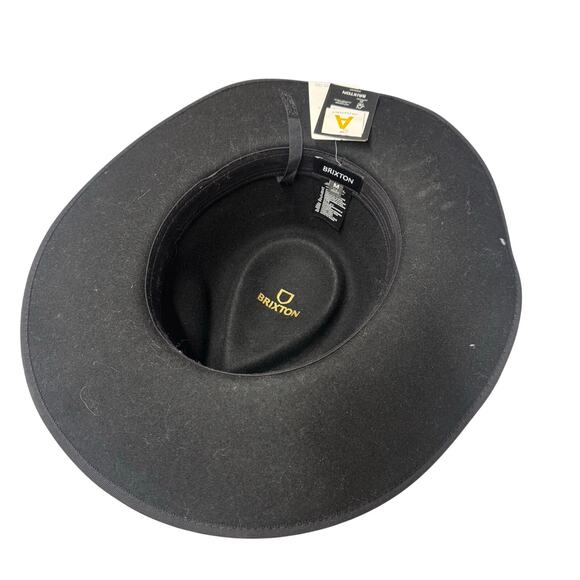 Brixton Unisex Style Black Jo Wide-Brim Western Rancher Hat Size M NWT main image 5